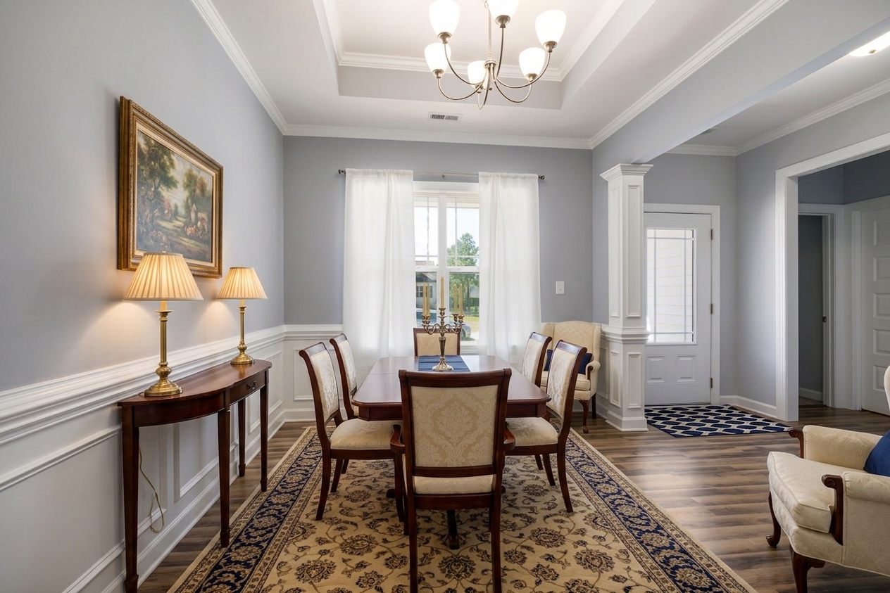 Traditional virtual staging example